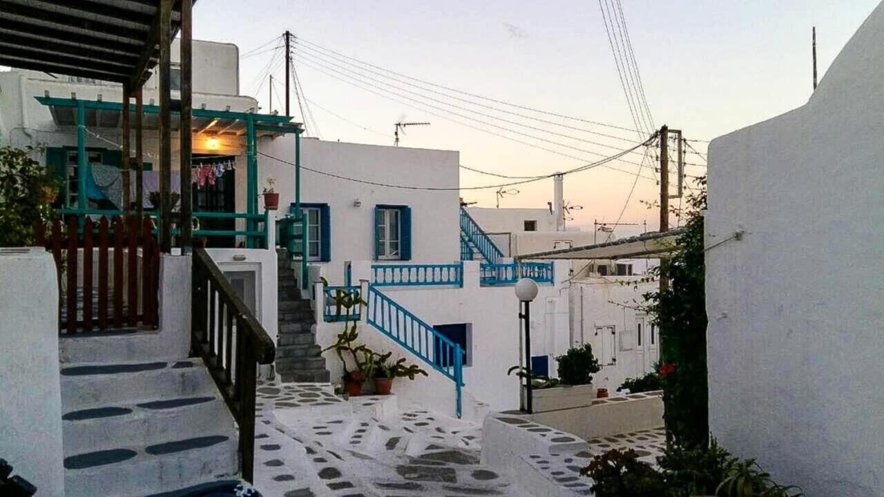 Vila Traditional Split Level House In Mykonos Town Exteriér fotografie
